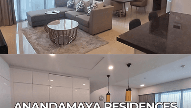 For Rent Apartment Anandamaya Residences 150 sqm 2 BR Furnished