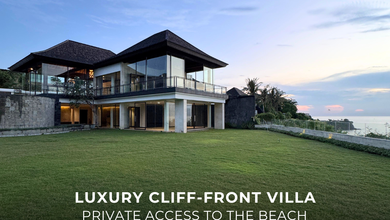 Luxury Cliff-Front Villa Akses Privat ke Pantai di Jimbaran Bali