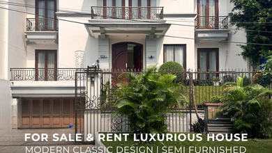 Sewa Rumah Nyaman di Pondok Indah, Jakarta Selatan, LT 585m²