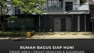 Kesempatan Langka, rumah Prestisius di Kebayoran Baru, Jakarta Selatan, LB 500m²