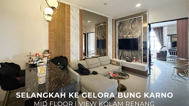 Jual Apartemen Nyaman di Permata Hijau, Jakarta Selatan, Luas 62m²