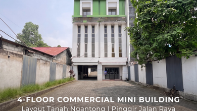 Mini Gedung Komersial 4 Lantai Tanah Ngantong di Lebak Bulus