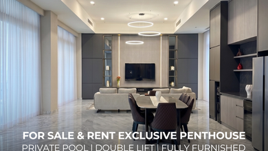 Disewakan Apartemen Modern di Kebon Sirih, Jakarta Pusat, LB 359m²