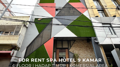 Disewakan Gedung 4 Lantai Spa Hotel 9 Kamar di Blok M