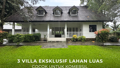 3 Villa Cantik Lahan Luas 1,6 Ha Dekat Summarecon Bogor Selatan