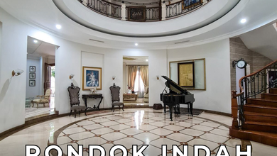 Dijual rumah Mewah di Pondok Indah, Jakarta Selatan - LT 1091m²
