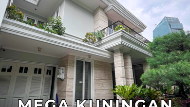 Kesempatan Eksklusif, rumah Prestisius di Mega Kuningan, Jakarta Selatan, LB 510m²