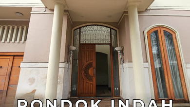 Hunian Elegan di Pondok Indah, Jakarta Selatan, 5 Kamar Tidur, LT 634m²