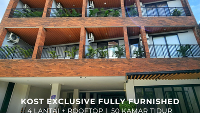 Rumah Kost Eksklusif 4 Lantai + Rooftop Fully Furnished di Cipete