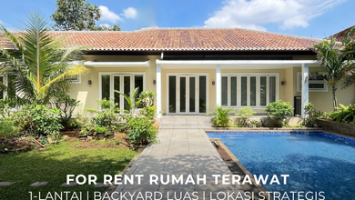Sewa Rumah Nyaman di Kemang, Jakarta Selatan, LT 1100m²