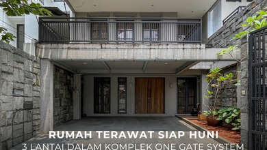 Hunian Elegan di Veteran, Jakarta Selatan, 4 Kamar Tidur, LT 233m²