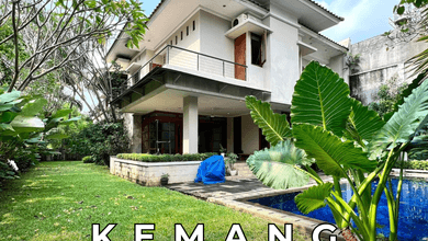 Jual Rumah Siap Huni area Kemang, Jakarta Selatan, LT 666 m2