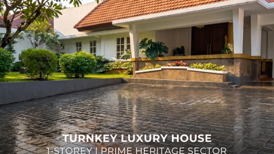 Hunian Elegan di Menteng, Jakarta Pusat, 4 Kamar Tidur, LT 924m²