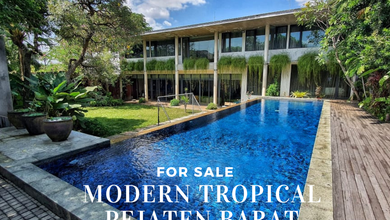 Rumah Elegan di Pejaten, Jakarta Selatan, 3 Kamar Tidur, LT 1592m²